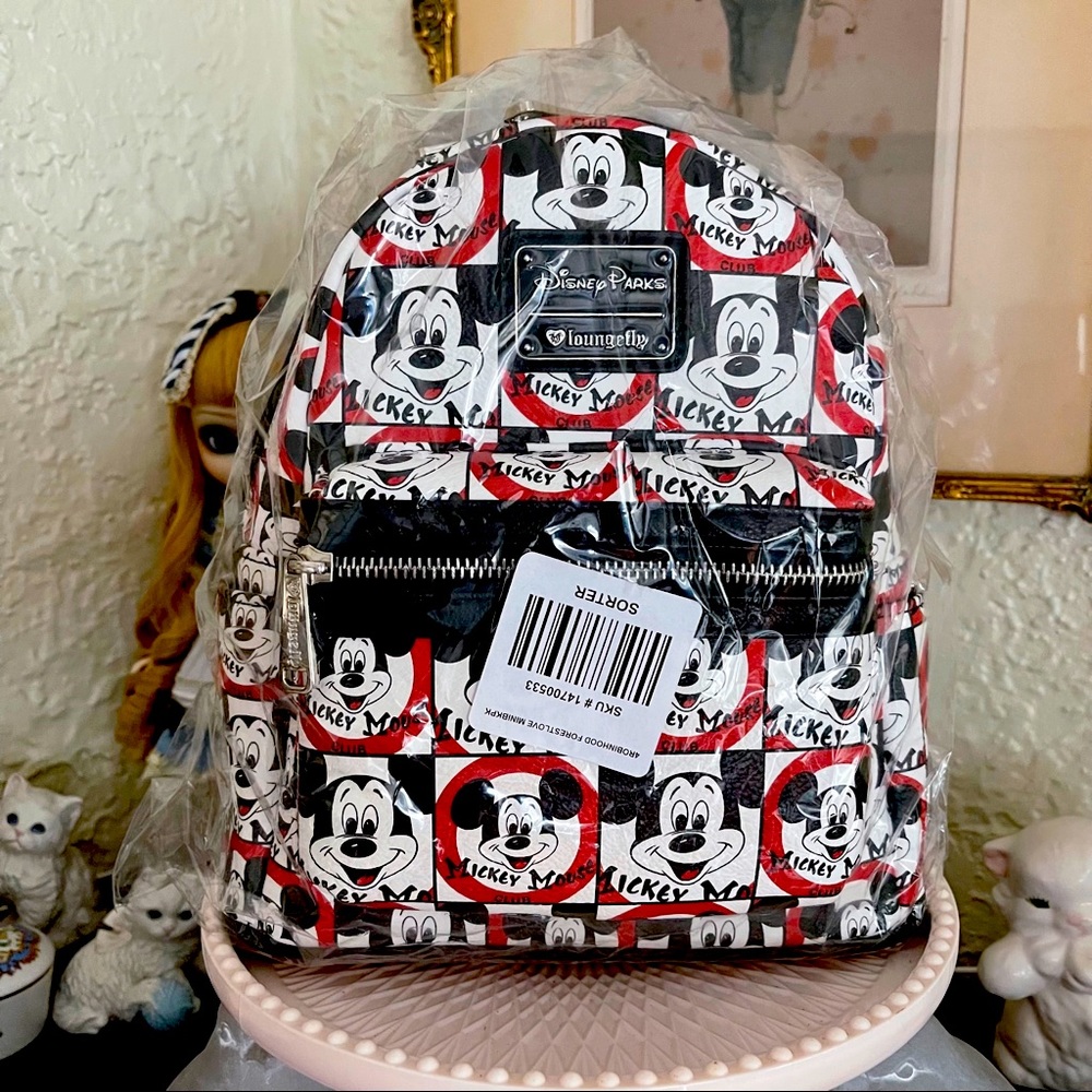 Mickey Mouse Club Loungefly CLASSIC❤️HEART LOGO**** - Picture 2 of 4